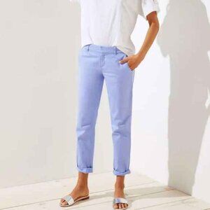 LOFT Light Blue Cropped Pants